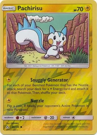 Ultra Prism Pachirisu #49/156 reverse holo
